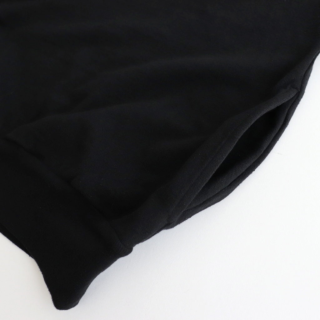 Co/Silk Nep Harf-Zip Shirt #Black [BHS25S037]