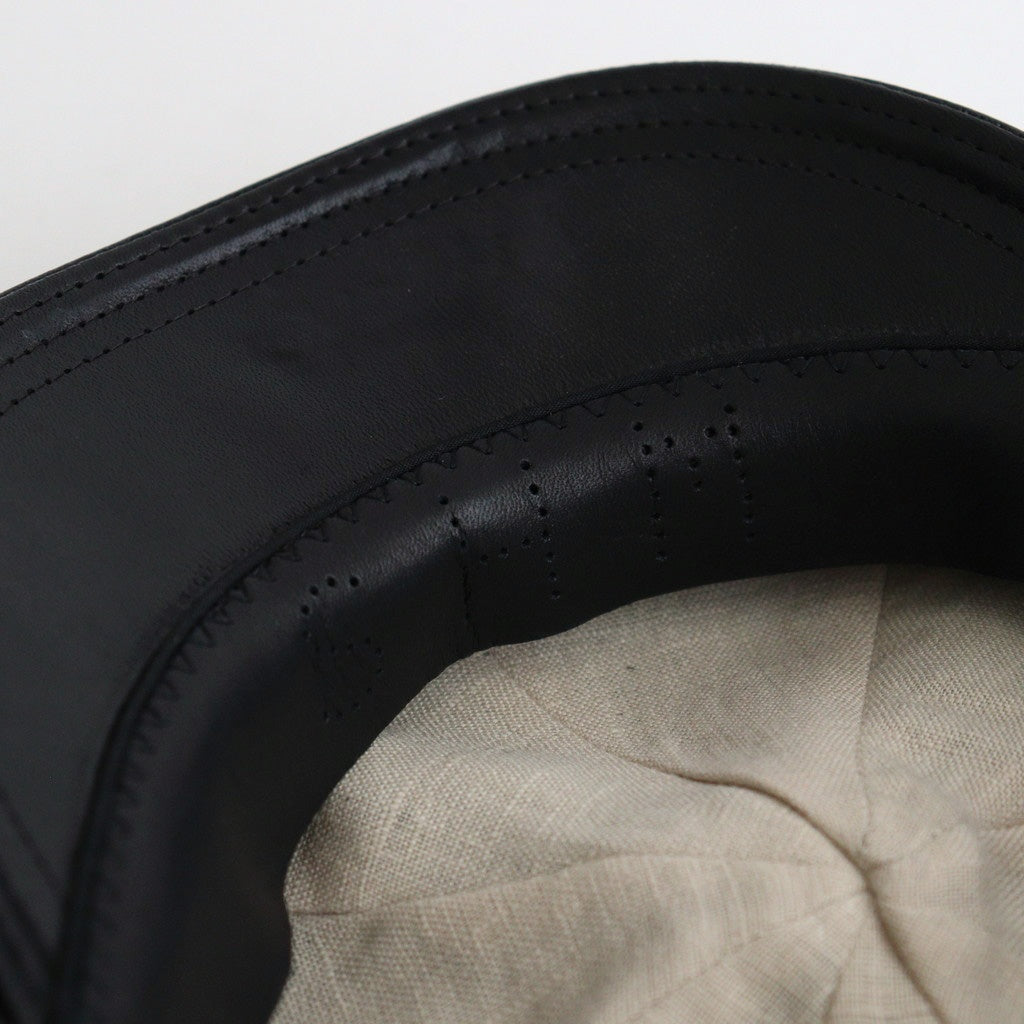HORSEHIDE CASQUETTE - OLDBOY #BLACK [V01005]