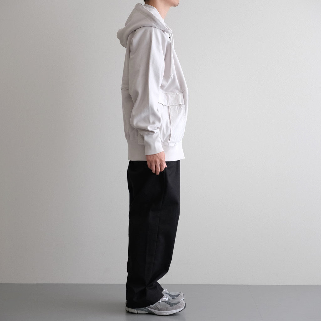 11oz Zip Up Hoodie #Stone [N25FH046]