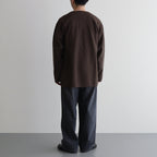 Rough&Smooth Thermal Over Neck L/S #KhakiBrown [bROOTS24F30]