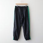 PANEL COLOR TRACK PANTS #BLACK/GRN [DNS26P02]