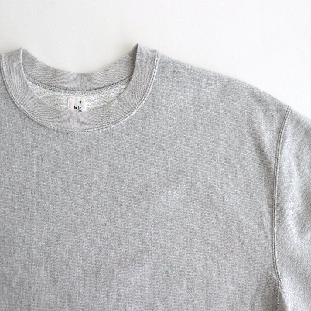 Thin-Sweat Crew-Neck P/O #HeatherWhite [bROOTS25S22]