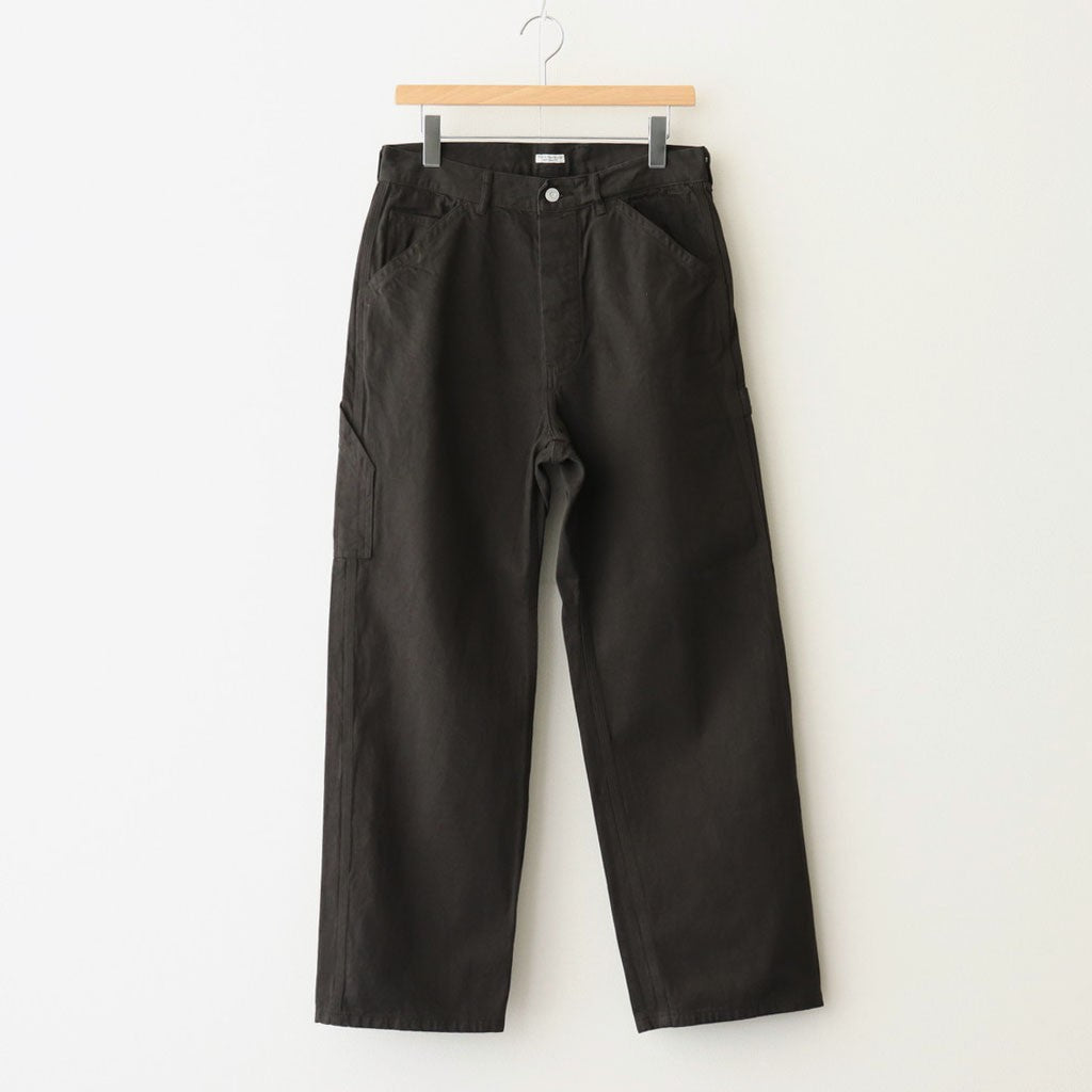 DENIM PAINTER TROUSERS #DUST BLACK [PMAT-PT09]