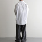 Wool Cupro Easy Wide Trousers #Khaki Gray [NEP-SS2606]