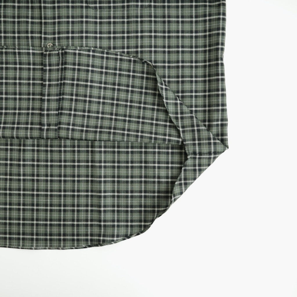 COMFORT FIT SHIRT #MOSS GRAY CHECK [A26C17SH02C]