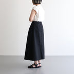 Denim Skirt #Black [S25FE070]