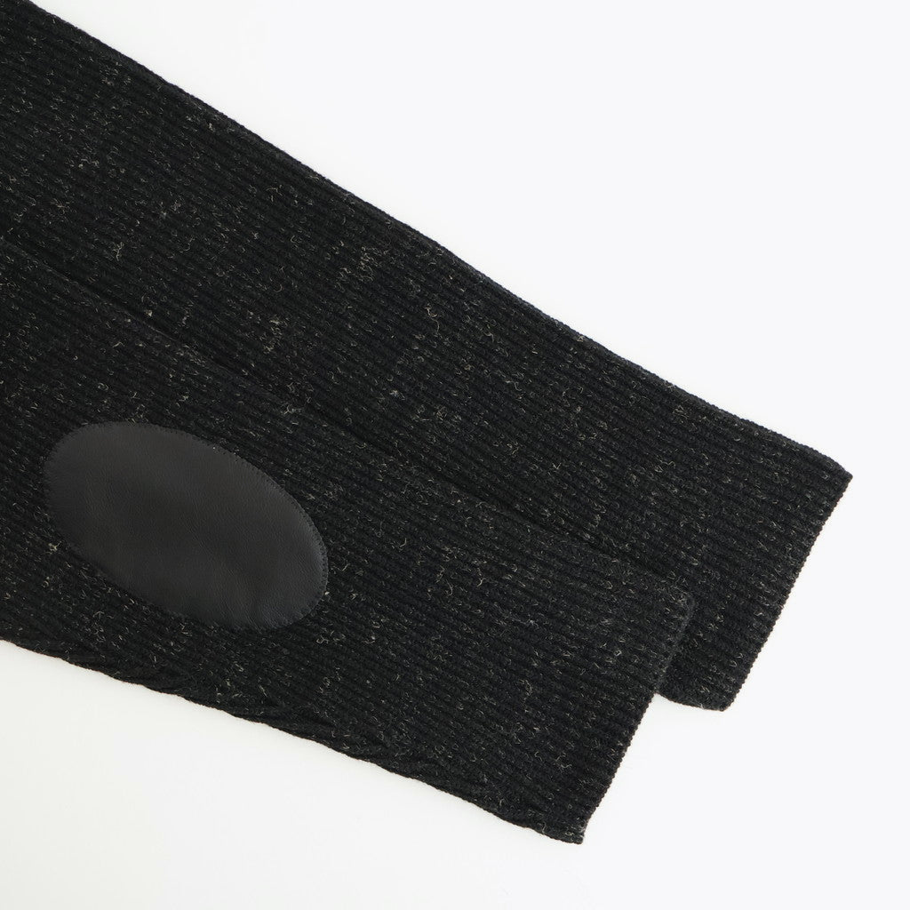 BLENDED KEMPI WOOL RAPEL CARDY #ONYX [252OJ-KN03]