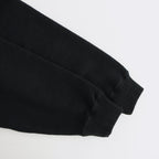 ZIP-FRONT ATHLETIC HOODIE #ONYX [252OJ-CT06]