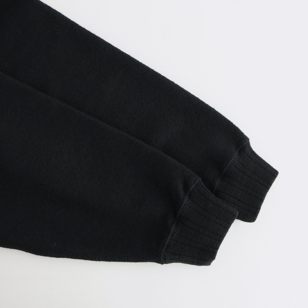 ZIP-FRONT ATHLETIC HOODIE #ONYX [252OJ-CT06]