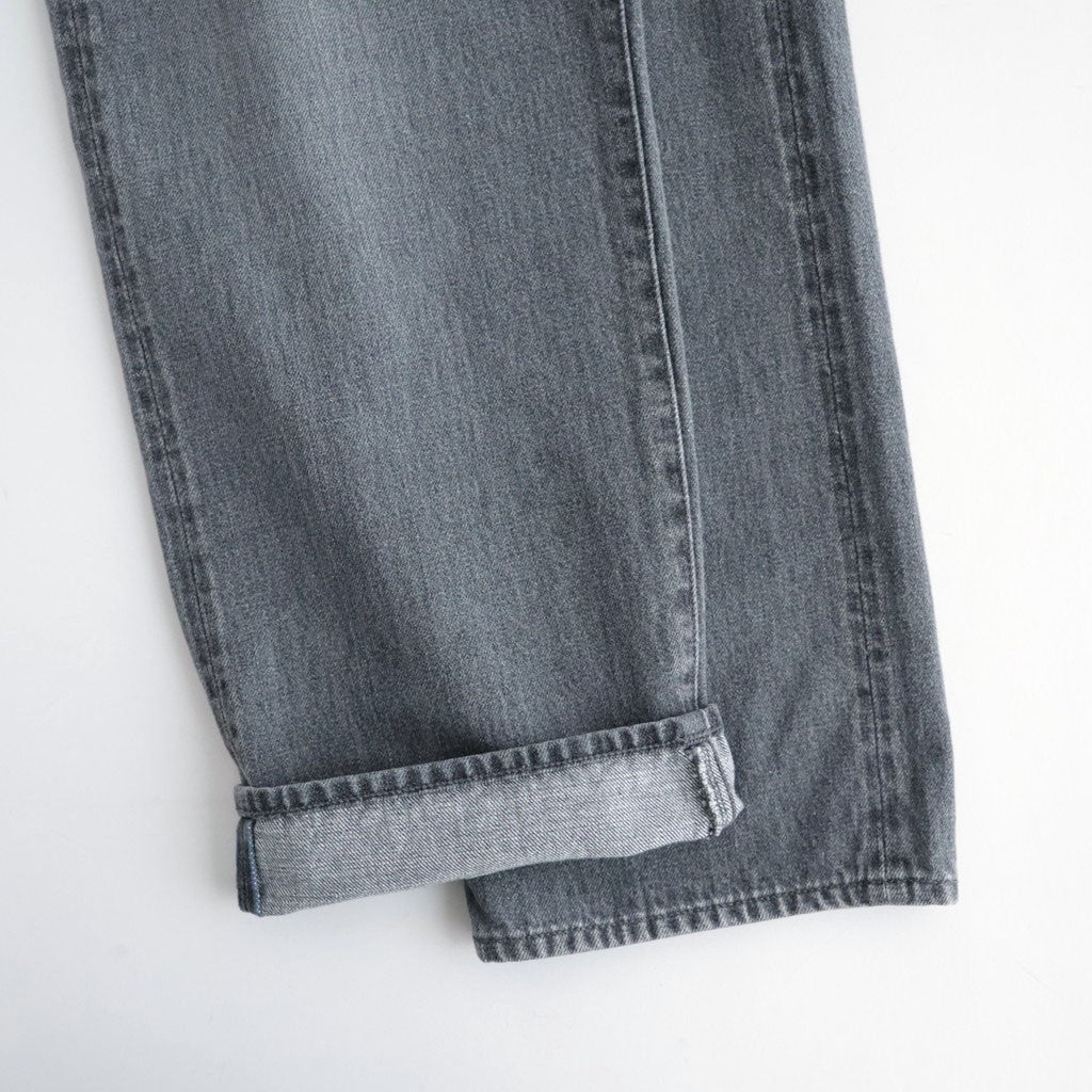 Selvage Denim Straight Pants #Vintage Black [S26FC076]
