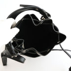 DRAWSTRING BAG #BLACK [BG-48-C-COW-5]