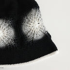 CROCHET HAT-SUNBIRD #BLACK [X01001]