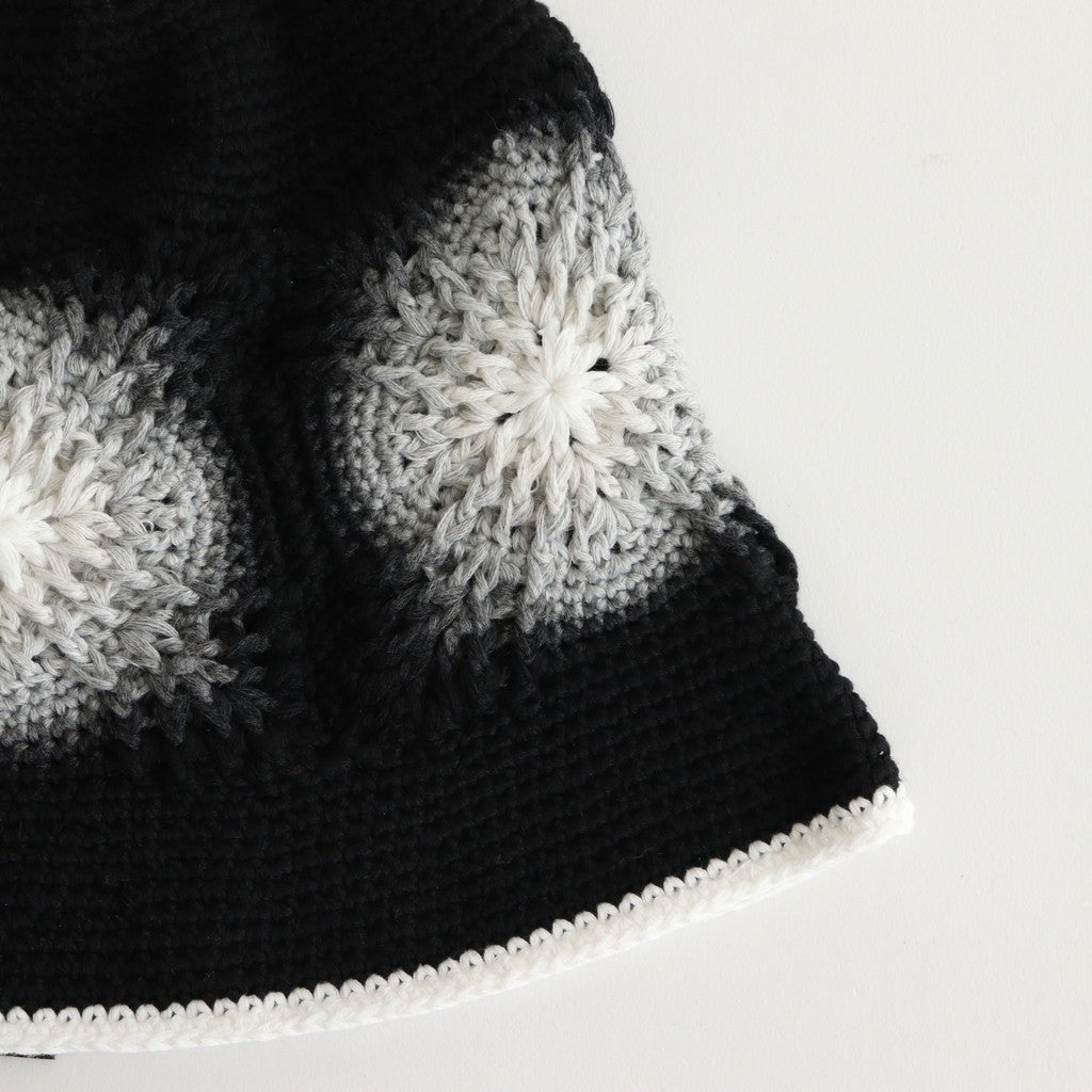 CROCHET HAT-SUNBIRD #BLACK [X01001]