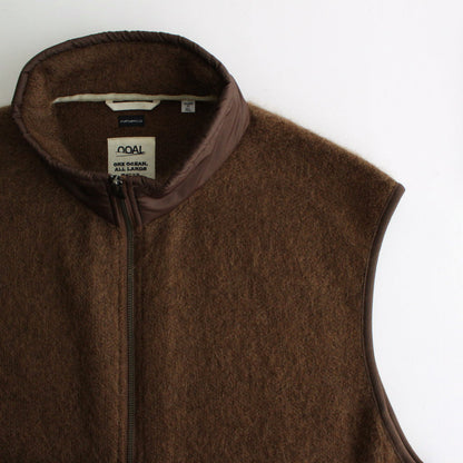 Zip-Up Mohair Vest #Brown [S24FN030]