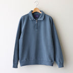 11oz Half Zip Sweatshirt #Sax [N25SH010]
