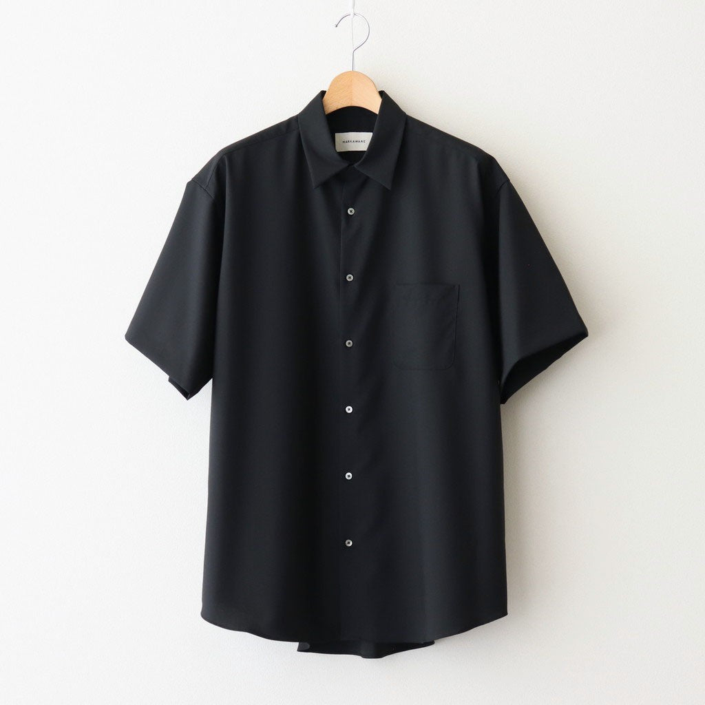 COMFORT FIT S/S SHIRT #BLACK [A25B03SH01B]