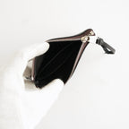 qualquer coisa pouch mini - doeskin #black×dark brown