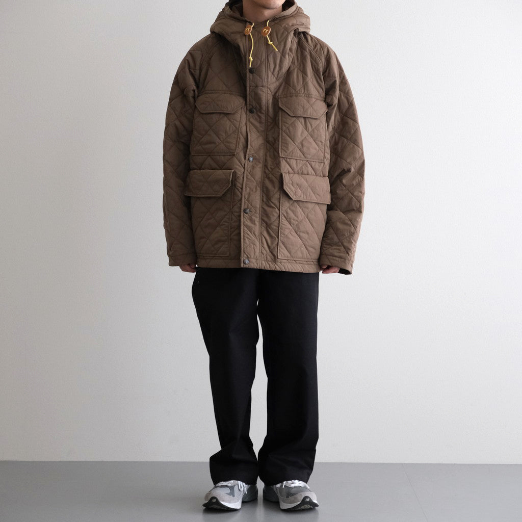 Quilting Field Mountain Parka #Brown [N25FA087]