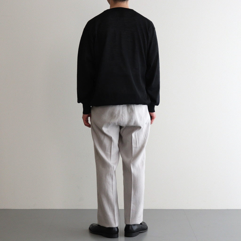 SIDE BUCKLE GURKHA TROUSER #PEWTER [251OJ-PT09]