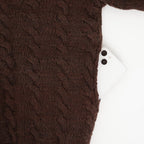 CABLE PATTERN GRANDPA CARDY #PORT [262OJ-KN01]