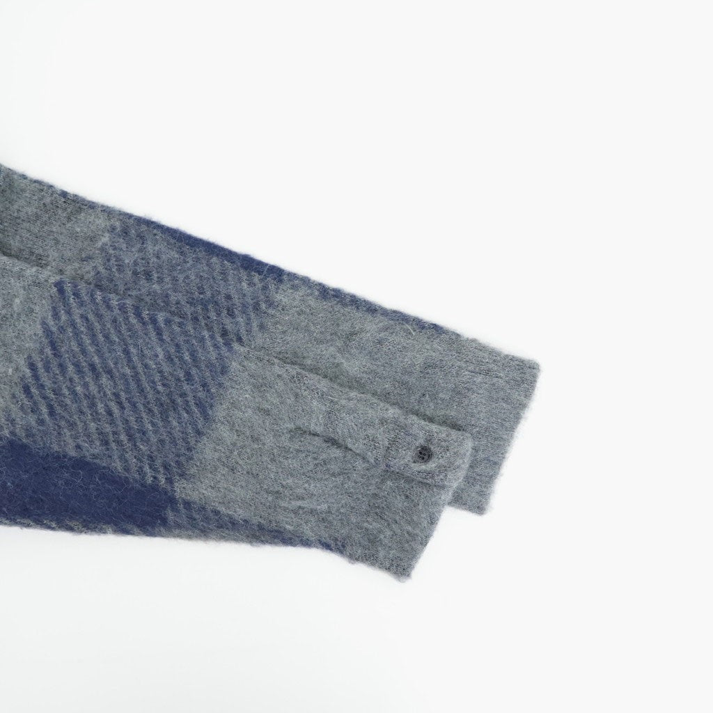 OOAL Mohair Hooded Jacket #Blue [S26FA031]