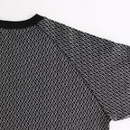 RAGLAN CREW NECK #BLACK×IVORY [M25C15CS02C]