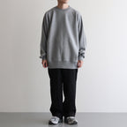 Crew Neck Sweat #Heather Gray [S25SH011]