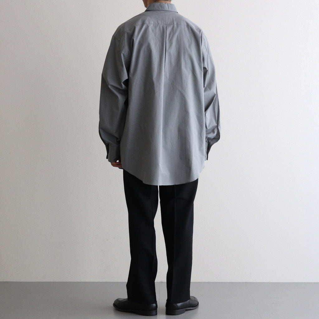 FLAT TAPERED TROUSERS #BLACK [A25C06PT01C]