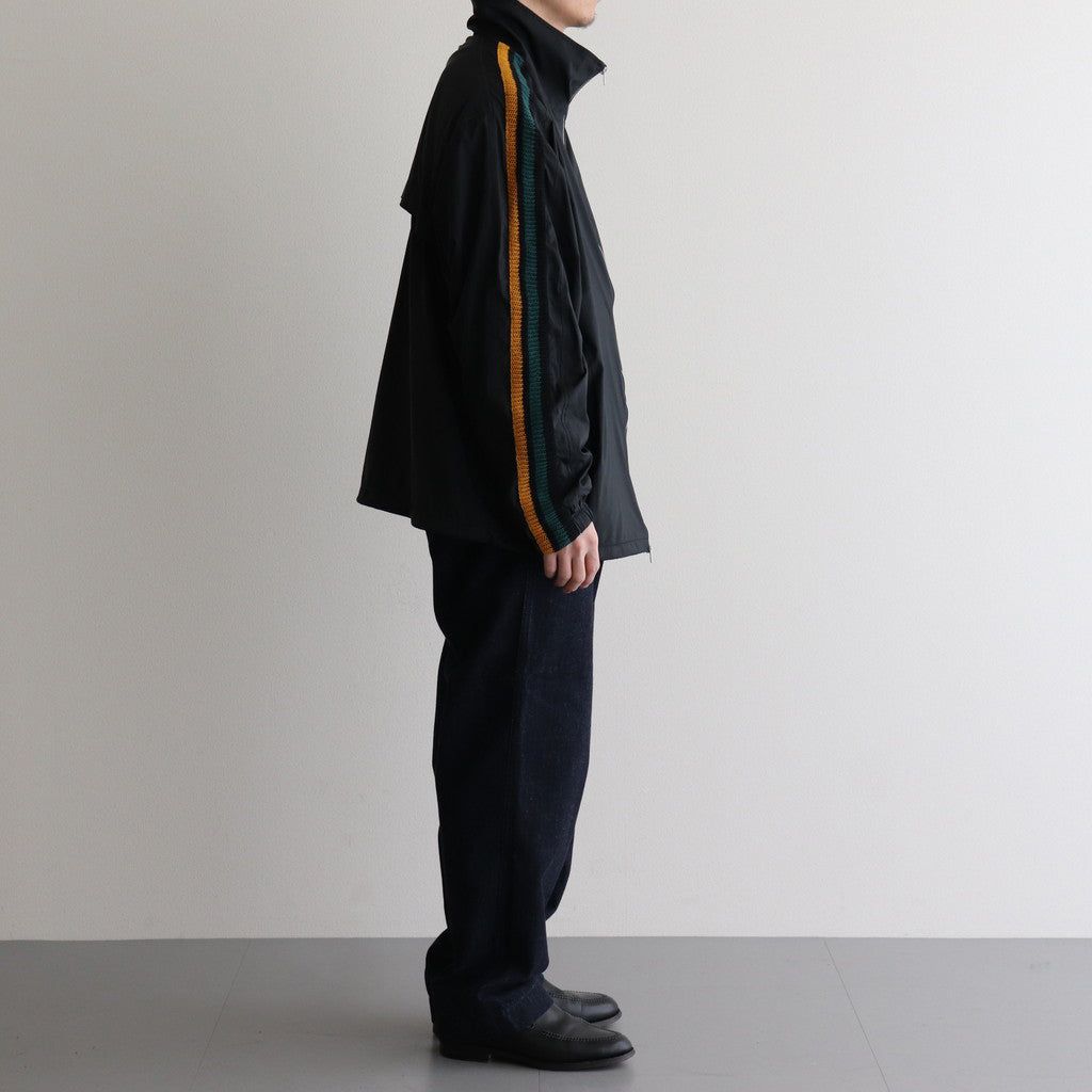 TRACK JACKET POLYESTER #BLACK [DNS25B03]