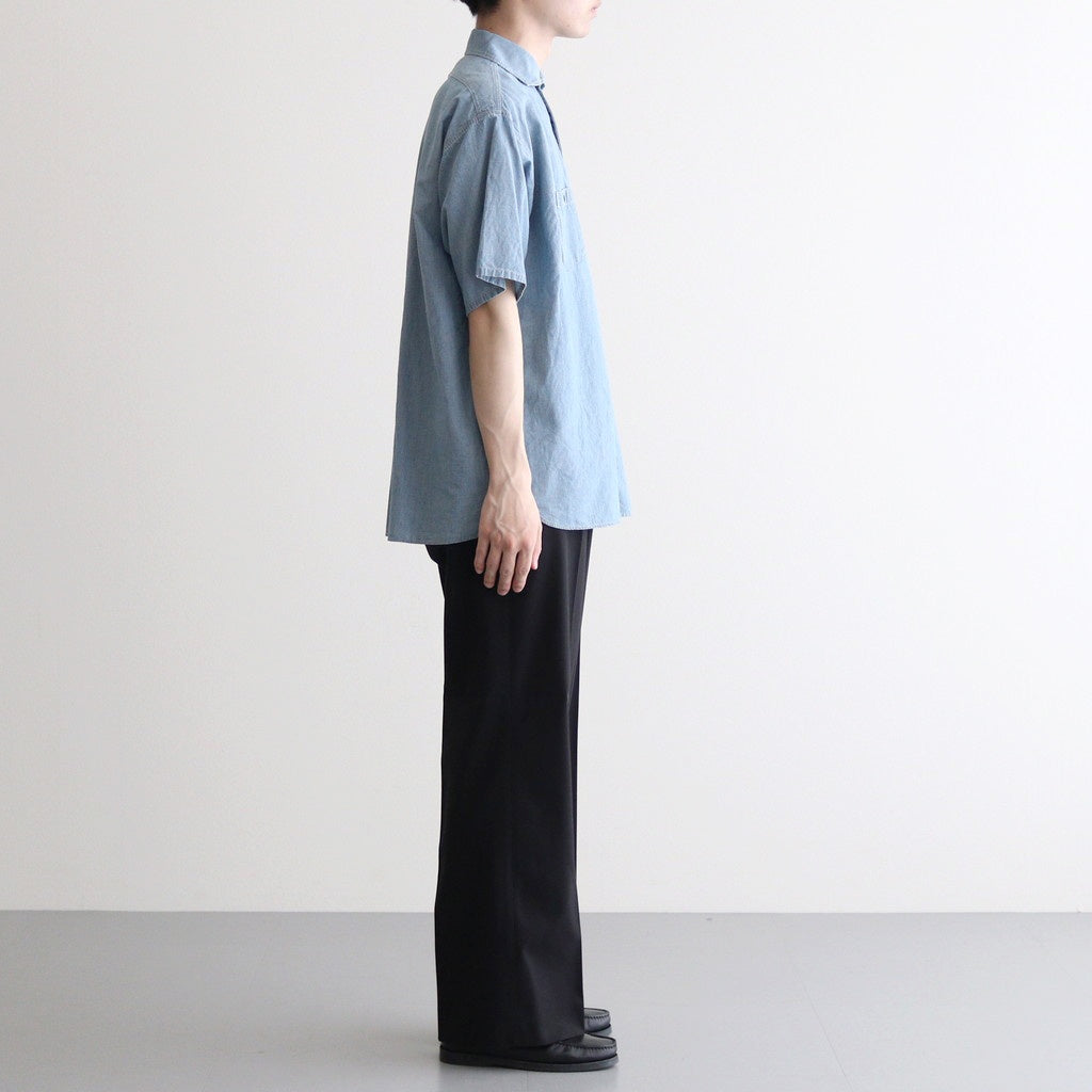 CAMP COLLAR MARINE SHIRTS #INDIGO [251OJ-SH11]