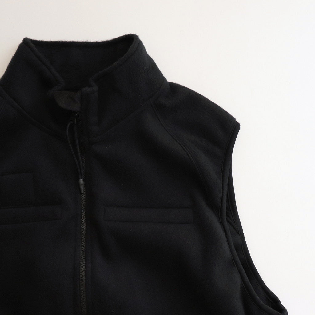 LEVEL3 Fleece Vest #Black [bROOTS24F13]