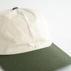 COMBINATION BILL CAP #IVORY×GREEN [PMAV-AC05]