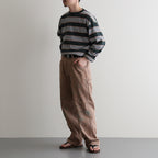 DENIM PAINTER TROUSERS #BROWN(PAINTED) [PMAV-PT10]