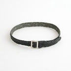 LEATHER MESH BELT #BLACK [PMAV-AC06]