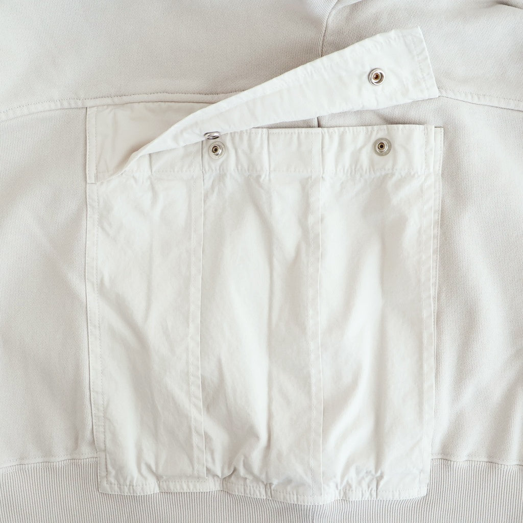 11oz Zip Up Hoodie #Stone [N25FH046]