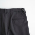 DOUBLE PLEATED BUGGY TROUSERS #CHARCOAL GRAY [M26C06PT01C]