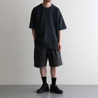 Garment Dyed Jacquard Field Tee #Asphalt Gray [N26SH039]