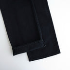 CO/HE PURE STRAIGHT DENIM #W BLACK [26S-BIS-PT05]