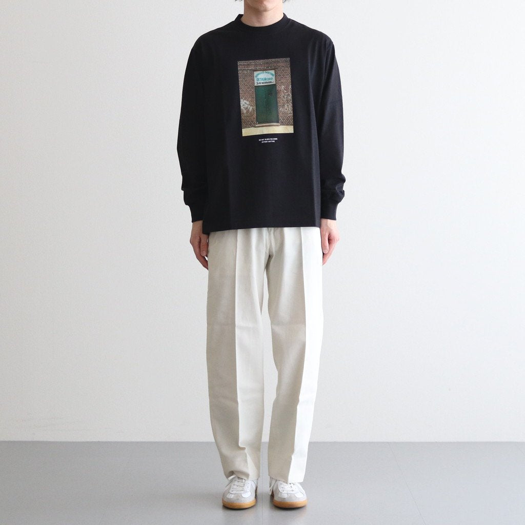 TEE L/S YUJI TAKEUCHI DOOR 34 NURMAN AVE #BLACK [M23A-20CS02C]