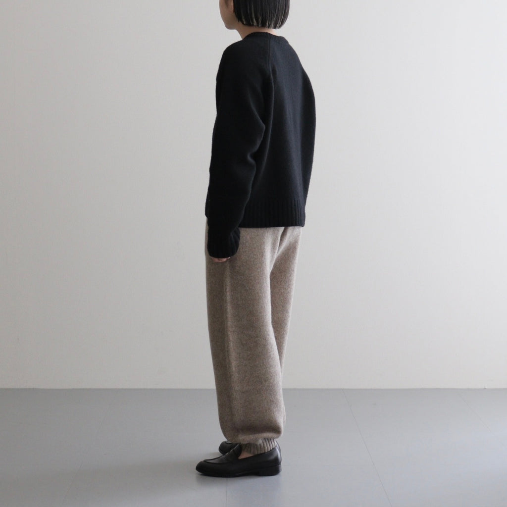 Yak felted sweat pants #BEIGE×BEIGE [NEP-AW2302]