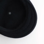 ANGORA WOOL HUNTHING CAP - GENTLEMAN #BLACK [X01007]