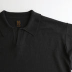 SILK POLO SKIPPER #CHARCOAL [BN-25SM-037]