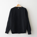 HEAVY WAFFLE TOP #INK BLACK [PMAU-CL01]