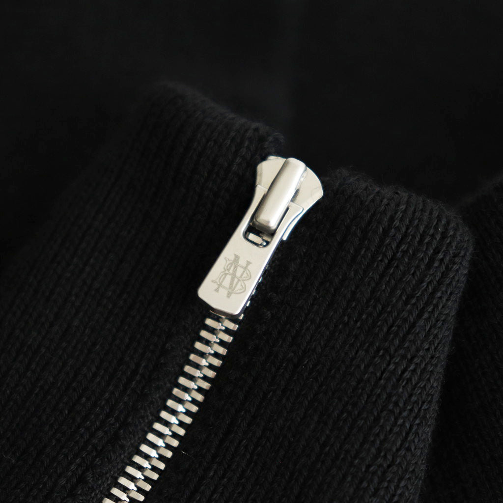 SUPER HIGH TWIST WOOL DRIVERS VEST #BLACK [BN-24FM-032]