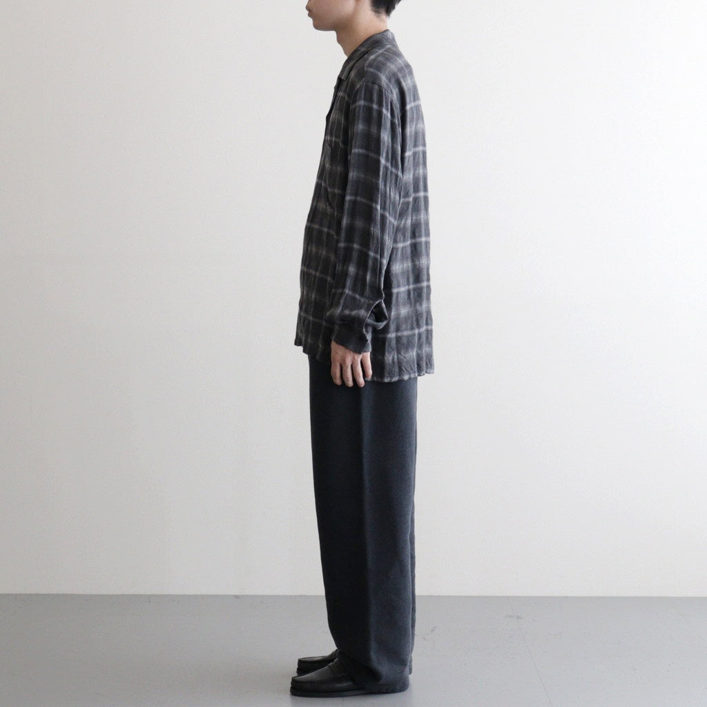 HEAVY WEIGHT FLEECE BLEACH TR #020 CHARCOAL [17052 40110]