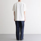 TUBE TEE (Henry-Neck) #RAW WHITE [251OJ-CT05]