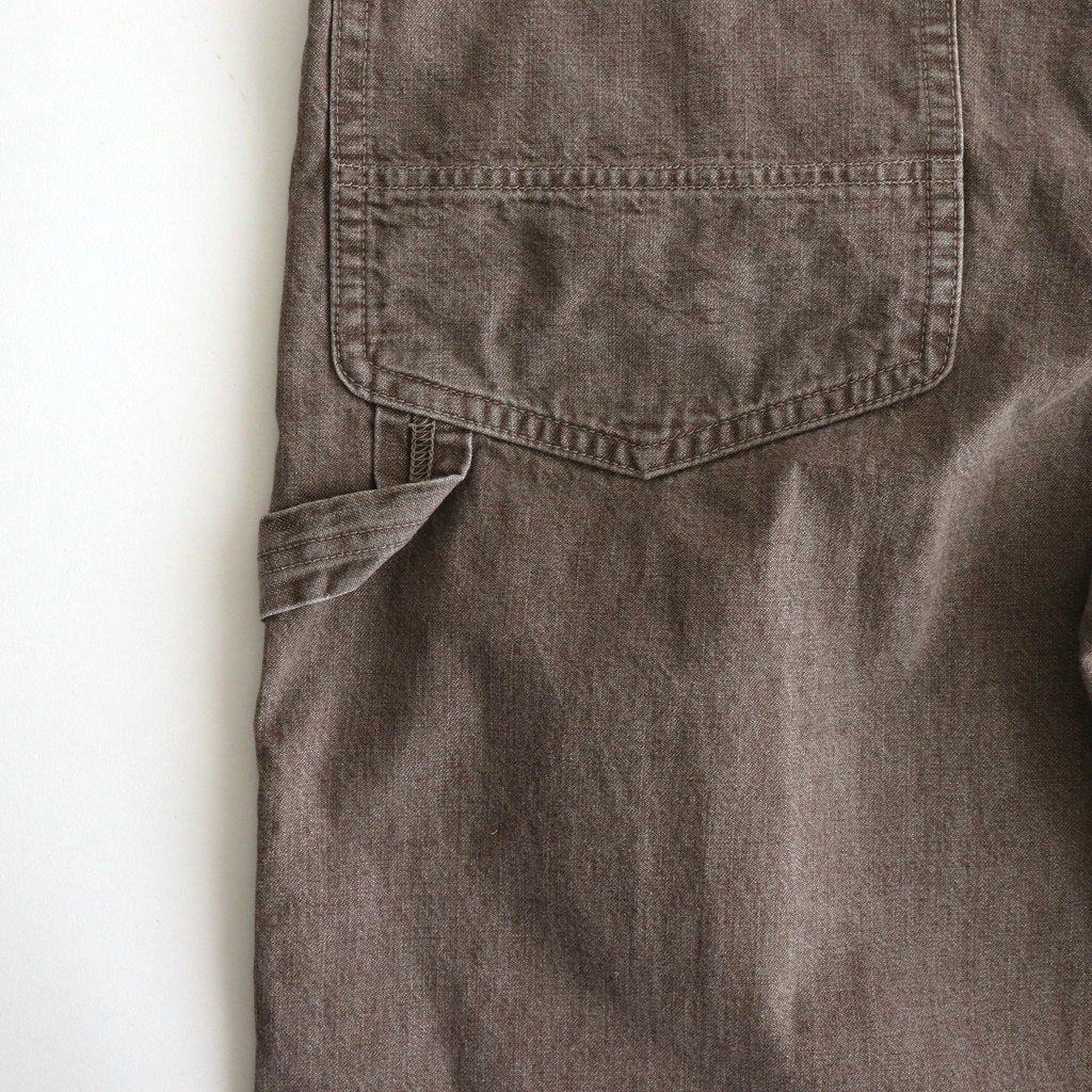 WIDE PAINTER PANTS #BROWN [M25B13PT01C]