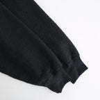 Pe/Silk Fleece Bomber Jacket #HeatherBlack [BHS25F019]