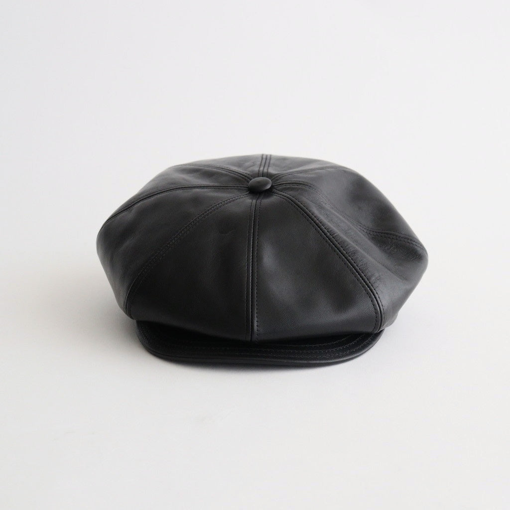 HORSEHIDE CASQUETTE - OLDBOY #BLACK [V01005]