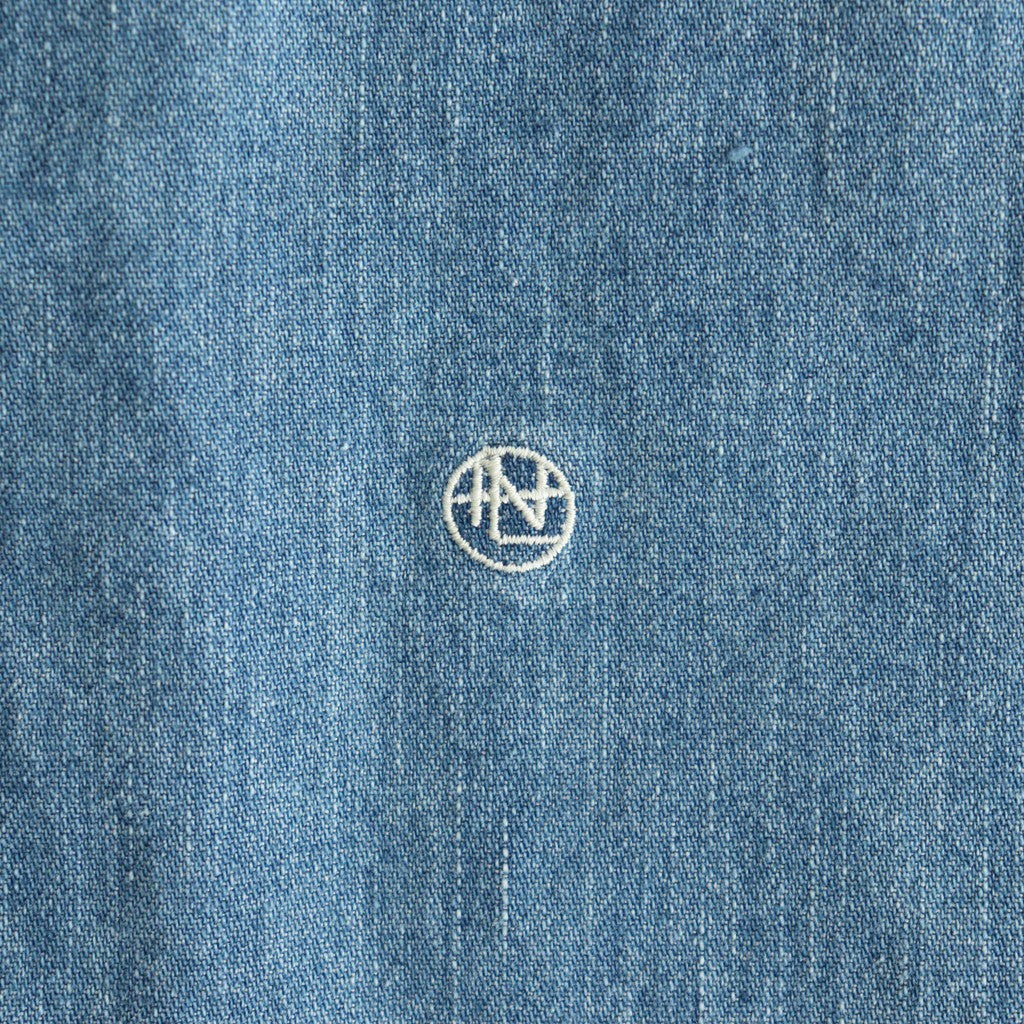 Regular Collar Light Denim Shirt #Indigo [S25SG087]